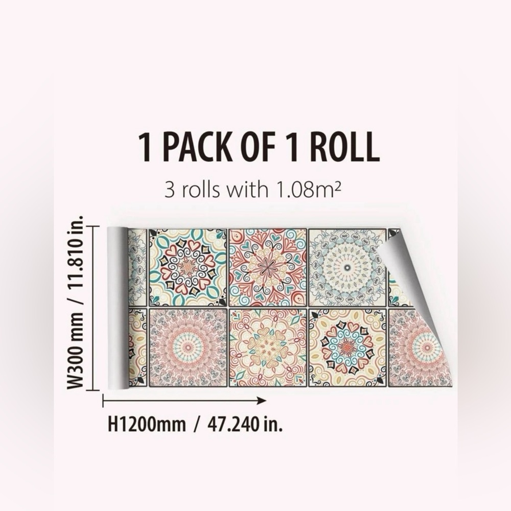 One Roll Self-adhesive Wall, Kitchen Bathroom Sticker - Picture 7 of 7